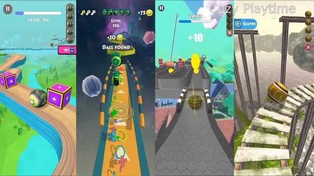 Going Balls vs Action Balls vs Rolling Ball Sky Escape vs Rollance - Android, IOS gameplay смотреть онлайн