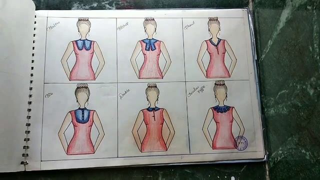 Basic fashion designing file |How to make fashion designing file |part-1 смотреть онлайн
