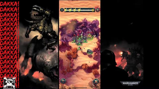 Warhammer 40,000 Tacticus: Dailies + Orktarius part, "Can we get any zoggin wins wifout Tanksmasha? смотреть онлайн