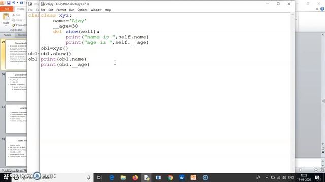 Python programming 17 Classes and Objects in python 2 смотреть онлайн