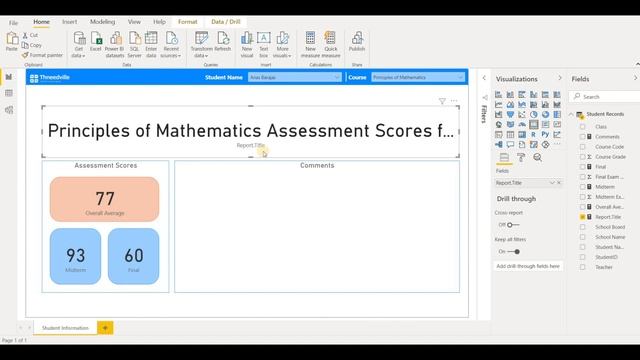 How to left align card visual in Power BI смотреть онлайн