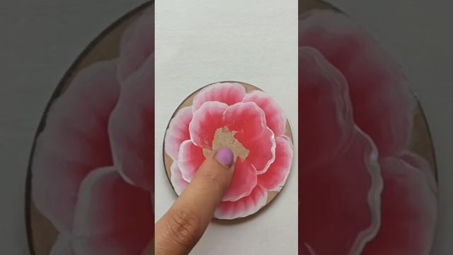 One Stroke Flower Painting ?️? смотреть онлайн