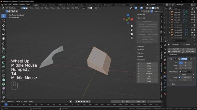 Game ready 3D model Blender Урок 15 (sharp low poly) смотреть онлайн