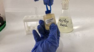 Опыт №5.Осаждение белков этиловым спиртом