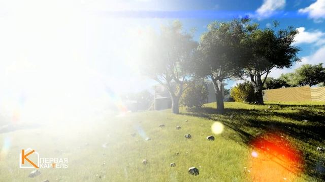 Проект дома на склоне с цокольным этажом и собственным прудом смотреть онлайн