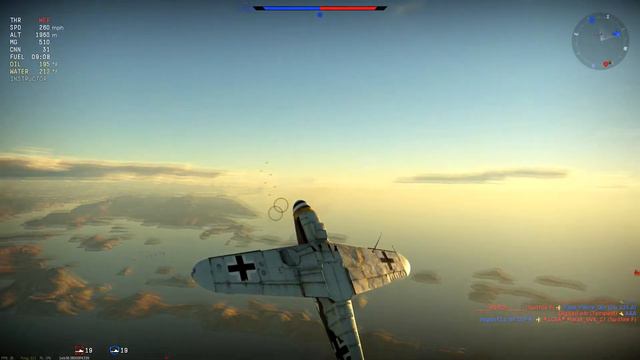 Warthunder Bf-109 K4 Gameplay "Stock Review!" смотреть онлайн