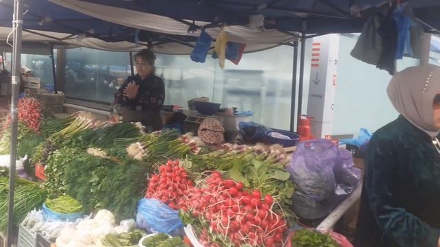 Fergana   небольшой обзор  базара  4 апреля