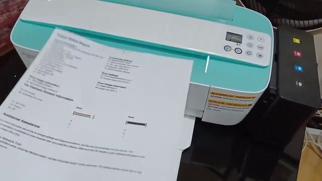 HP Deskjet 3776 converted to CISS. смотреть онлайн