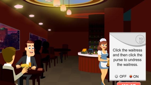 Naughty Waitress Full Walkthrough (flash Games) - No Commentary