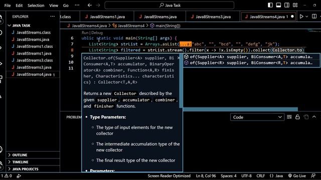 Task4: Write a program to Remove all empty Strings from List смотреть онлайн