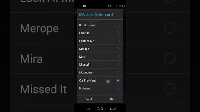 android 4.4 android notification tone смотреть онлайн