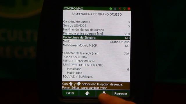TIM Argentina - Configuracion de la Sembradora - Monitor CS-ORO MAX смотреть онлайн