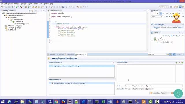 GIT #04. Git merge com eclipse. смотреть онлайн
