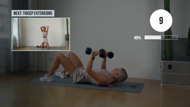 40 MIN STRENGTH Workout With Weights, Full Body, No Repeat смотреть онлайн