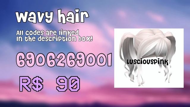 Aesthetic White Hair Codes for Bloxburg/Adopt Me/Brookhaven смотреть онлайн