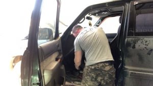 Установка сидений от БМВ Е65 в НИССАН патрол y61 часть 2
