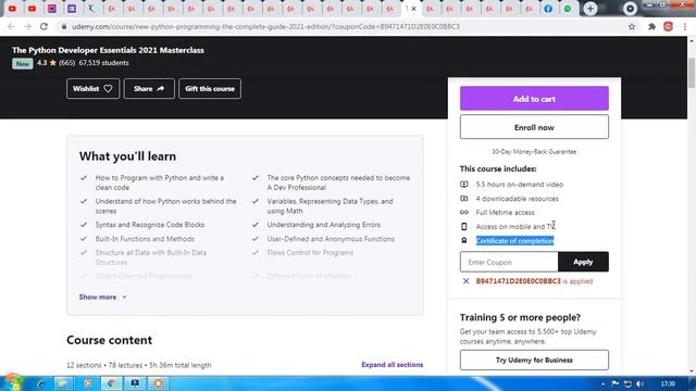 All Udemy Courses Free || Adobe Photoshop | Web development | Python | Mobile App Design ||100%FREE смотреть онлайн