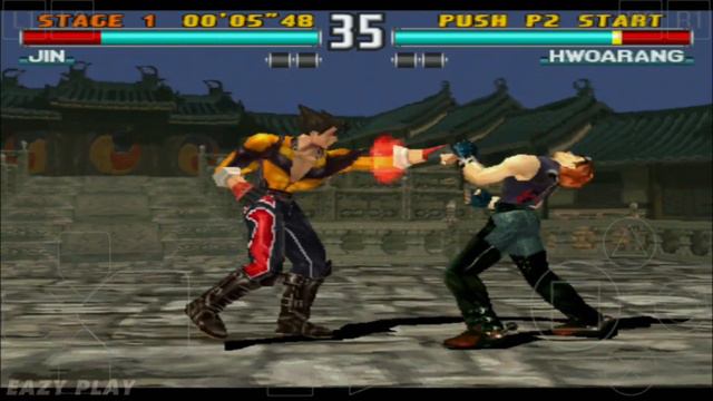 Tekken 3 - EPSXe - Gameplay (Android)