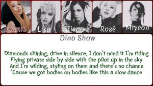 Blackpink ot5 (With Miyeon) Pink venom [Colors Coded lyrics] ai cover