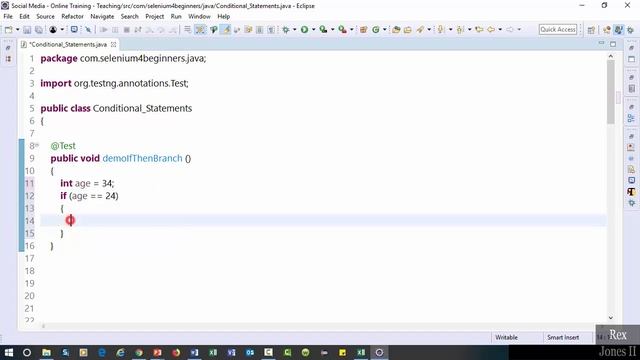 ✔ Java if Statement | (Video 100) смотреть онлайн