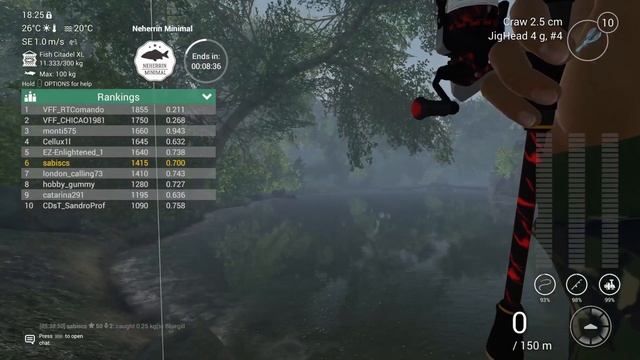 The Fisherman-Fishing Planet, Neherrin Minimal +55Fish Top3 Finish, Neherrin River in Carolina смотреть онлайн