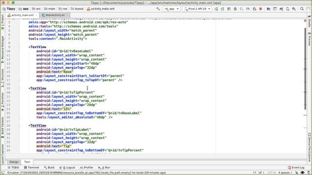 Tip Calculator Ep 2: ConstraintLayout - Android App Tutorial for Beginners смотреть онлайн