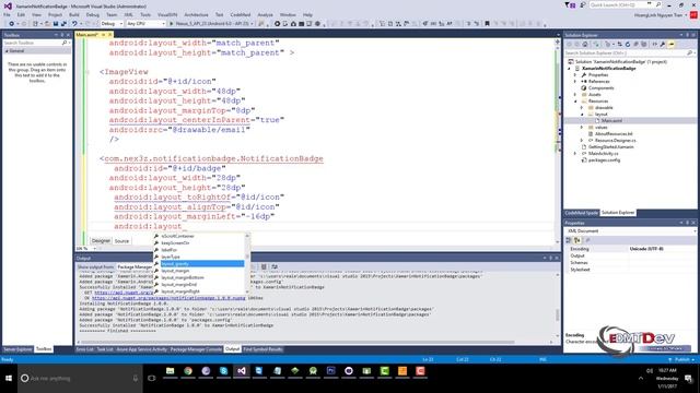 Xamarin Android Tutorial - Notification Badge смотреть онлайн