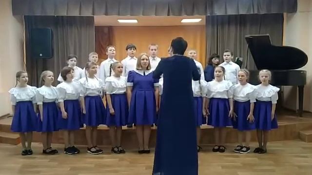 Младшая возрастная группа, хор "Любознайки", ШИ 43, г. Калтан смотреть онлайн