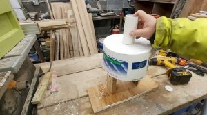 Бюджетная пасека. Изготовление очень простой потолочной кормушки на 4 литра.