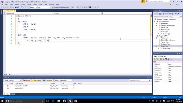 Програмування на C++ (2.2). Конструктор та деструктор. смотреть онлайн
