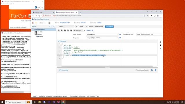 Configure an MQTT topic to store JSON records смотреть онлайн