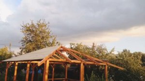 Беседка 6 на 4 своими руками ч2