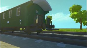 ПАССАЖИРСКИЙ ПОЕЗД СОШЁЛ С РЕЛЬС!!! МУЛЬТИК в Scrap Mechanic