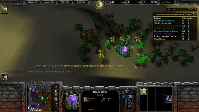 Warcraft 3-SS Event-August 18 2018: Warhammer: Old  World Conflict