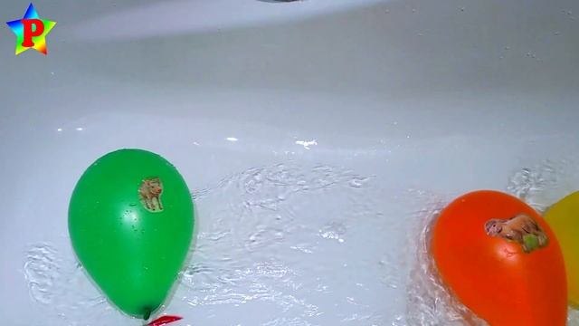 Изучаем домашних животных. Лопаем шарики. v18 смотреть онлайн