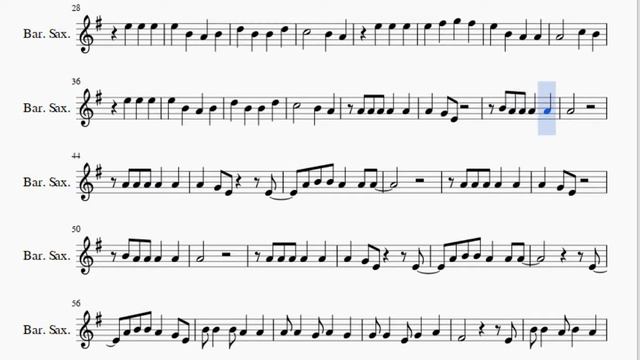 Baritone Sax Sheet Music: How to play Friends by Marshmello & Anne Marie смотреть онлайн