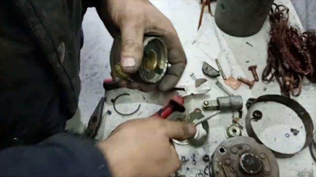 Разбор стартера на медь