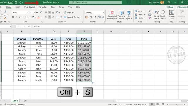 Excel Shortcut to Save Workbook смотреть онлайн