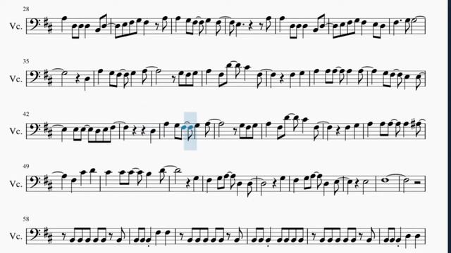 Cello Sheet Music: How to play Sorairo Days by Shoko Nakagawa смотреть онлайн