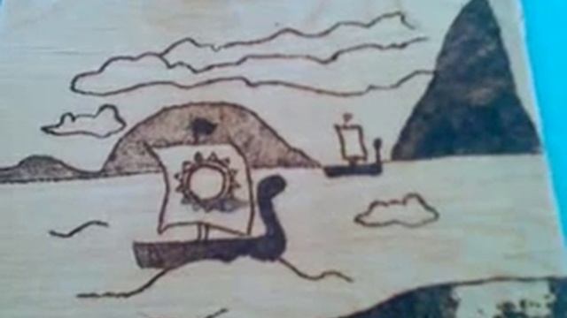 Выжигание рисунков на фанере. смотреть онлайн