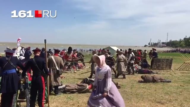 Реконструкция боя за Таганрог смотреть онлайн