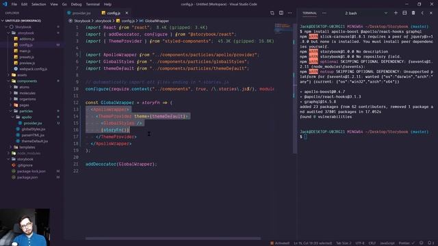 Storybook & Atomic Design - 1.14. - Apollo Provider смотреть онлайн