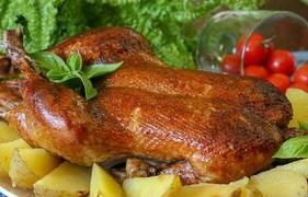 Как приготовить индоутку в духовке.