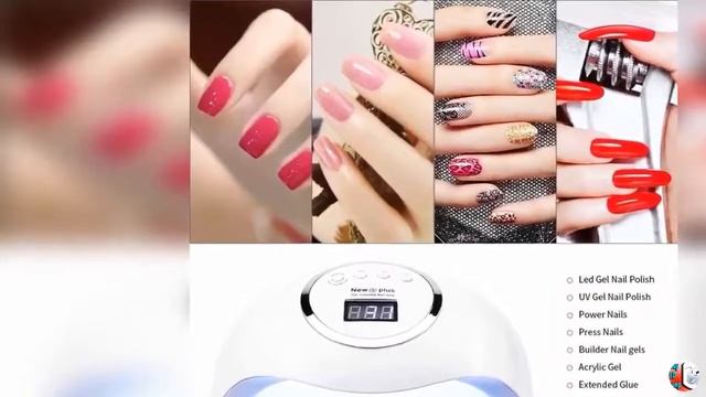 Best Buy Gel UV LED Nail Lamp Jewhiteny Nail Dryer 72W Gel Nail Polish UV Light смотреть онлайн