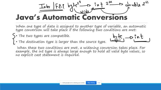 DATA types| Type conversion and casting | TYBSc AC | JAVA for MU | Lecture 7.1 смотреть онлайн
