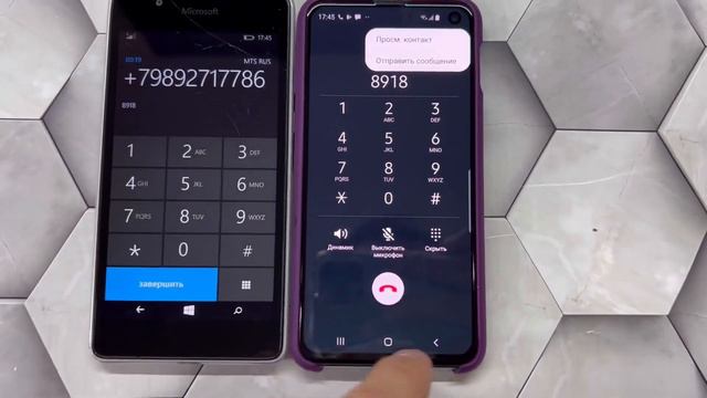 Incoming Call Microsoft Lumia 520 Windows & Samsung Galaxy S10 смотреть онлайн