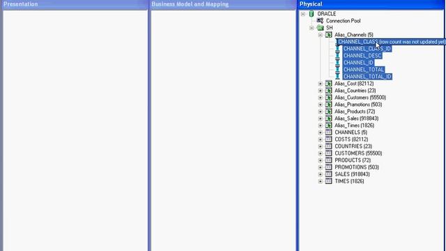 4 VERIFY CONNECTIVITY BY USING UPDATING ALL ROW COUNTS IN OBIEE10G смотреть онлайн