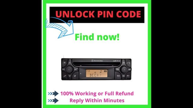Radio Code Unlock Mercedes Benz Audio 10 CD Alpine MF2910 MP2199 смотреть онлайн