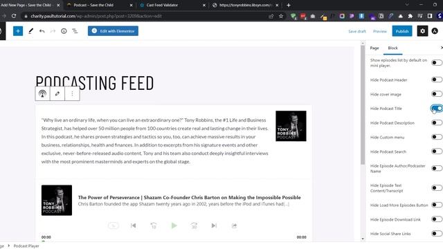 How to Add Podcast Feed to Elementor and Gutenberg On WordPress | Free Podcast RSS Feed Plugin смотреть онлайн