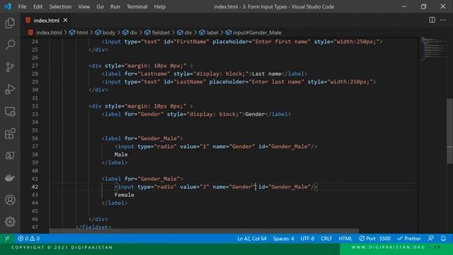 Input Types in HTML Forms| Full Stack Web Development Course| URDU | Hindi| | Lec-9| смотреть онлайн